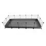 C&C modulinis narvas 5x2 sidabrinis 180x75x37 cm jūrų kiaulytėms, triušiams, ežiams, c&c