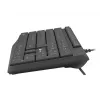 Laidinė pilno dydžio klaviatūra NATEC NAUTILUS NKL-1950 — USB, QWERTY US International, 105 klavišai, juoda