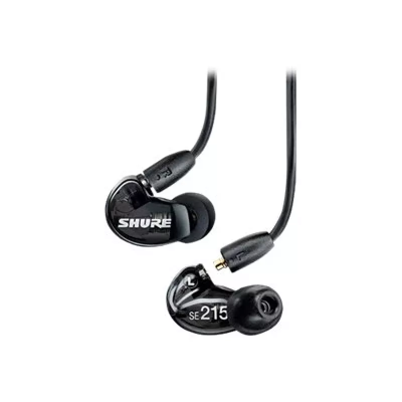 Shure SE215 ausinės, juodos | Shure