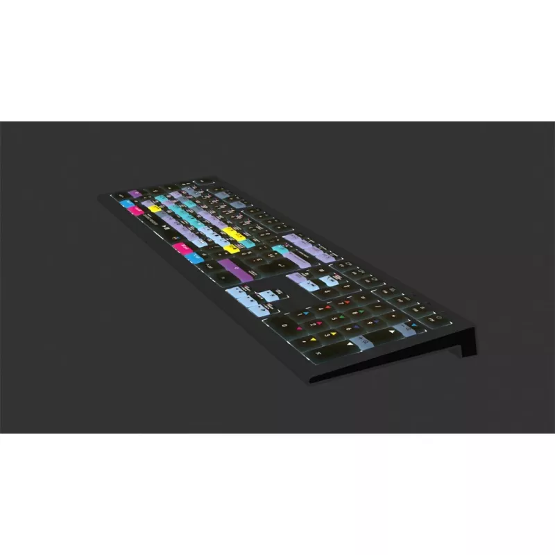 Logickeyboard ASTRA 2 klaviatūra USB AZERTY anglų kalba juoda (LKB-RESB-A2M-FR)