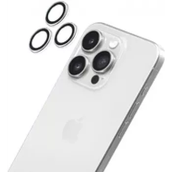 Kameros žiedo apsauga LAUT PRIME GLASS, skirta iPhone 16 Pro / iPhone 16 Pro Max, permatoma, grūdintas stiklas