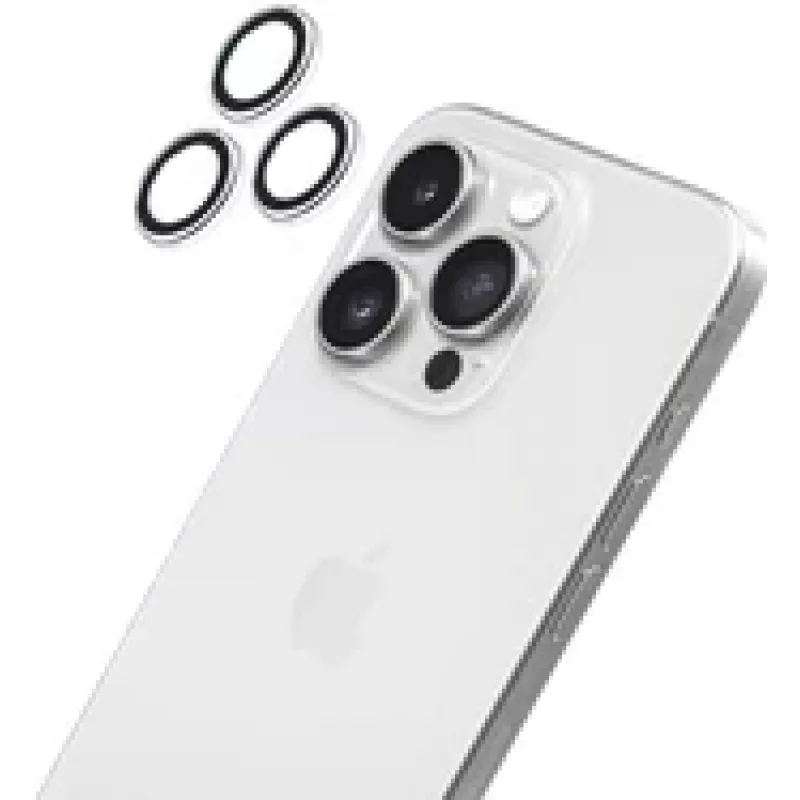 Kameros žiedo apsauga LAUT PRIME GLASS, skirta iPhone 16 Pro / iPhone 16 Pro Max, permatoma, grūdintas stiklas