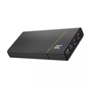 Nešiojama baterija „Green Cell PowerPlay Ultra“ 26800 mAh, 128 W išvestis, „Quick Charge 3.0“, 2× USB‑C, 2× USB‑A, grafitas