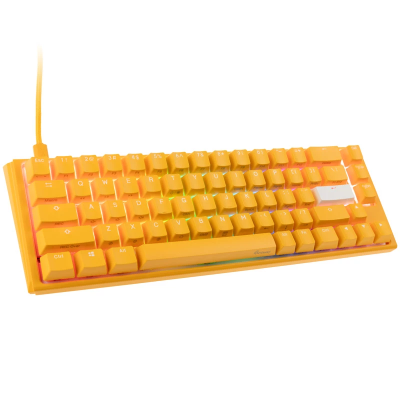 Ducky One 3 Geltona SF klaviatūra, skirta žaidimams, USB, QWERTY, US English