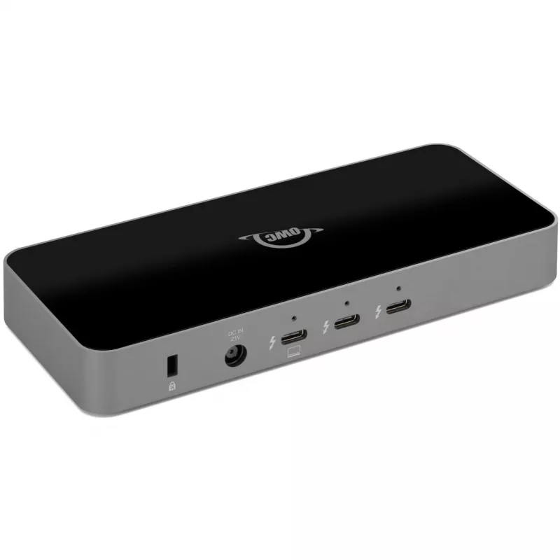 Thunderbolt 5 šakotuvas, prijungimo stotelė pilka/juoda, Thunderbolt 5, USB-A