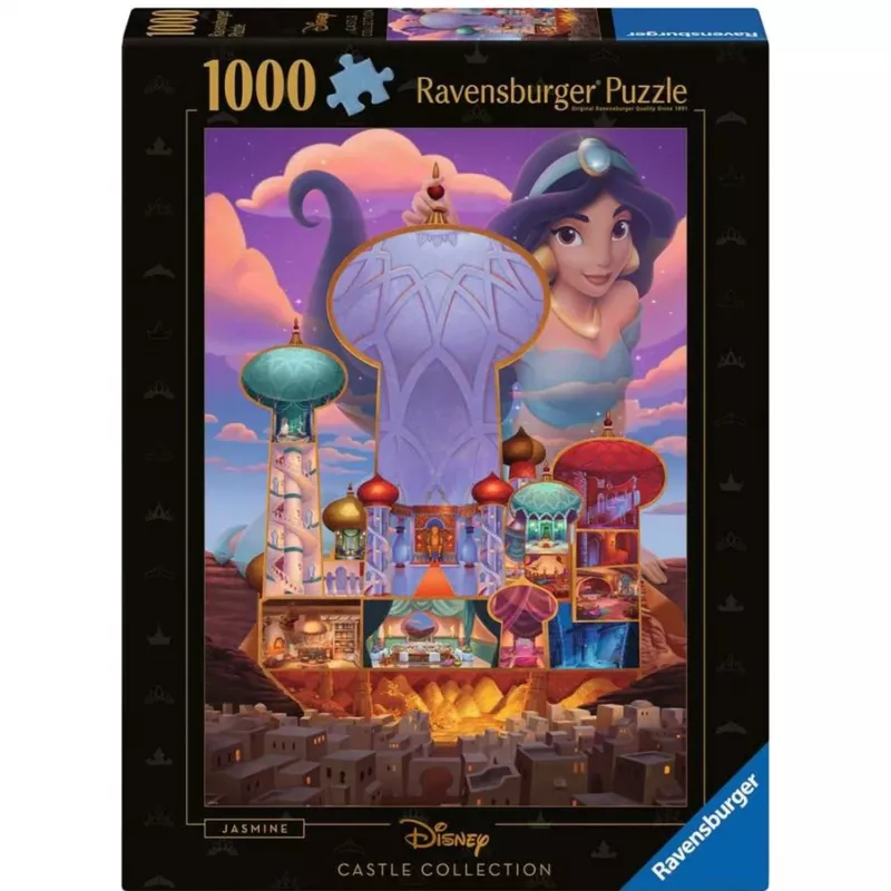 Dėlionė Disney Castle Collection: Jasmin (1000 vienetų)