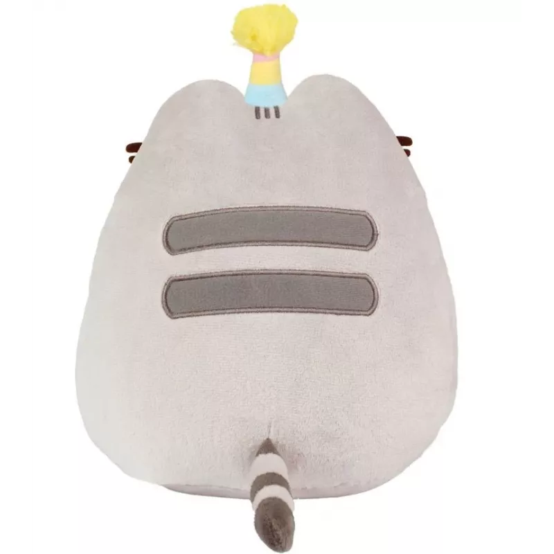 Plušinis žaislas Pusheen by Pusheen — 24 cm su gimtadienio kepure ir tortu