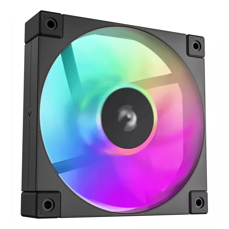 Ventiliatorius DeepCool FD12 ARGB-3 viename 12 cm juodas baltas 3 vnt. maksimalus oro slėgis 2,56 mmH2O
