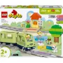 Žaislinis traukinio rinkinys LEGO DUPLO Interactive Adventure Railway 10427, 57 dalys, 2 minifigūrėlės, nuo 2 metų
