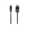 Mini DisplayPort į HDTV laidas, 1,8 m, Mini DisplayPort, HDMI, Kištukas, Kištukas, Juoda
