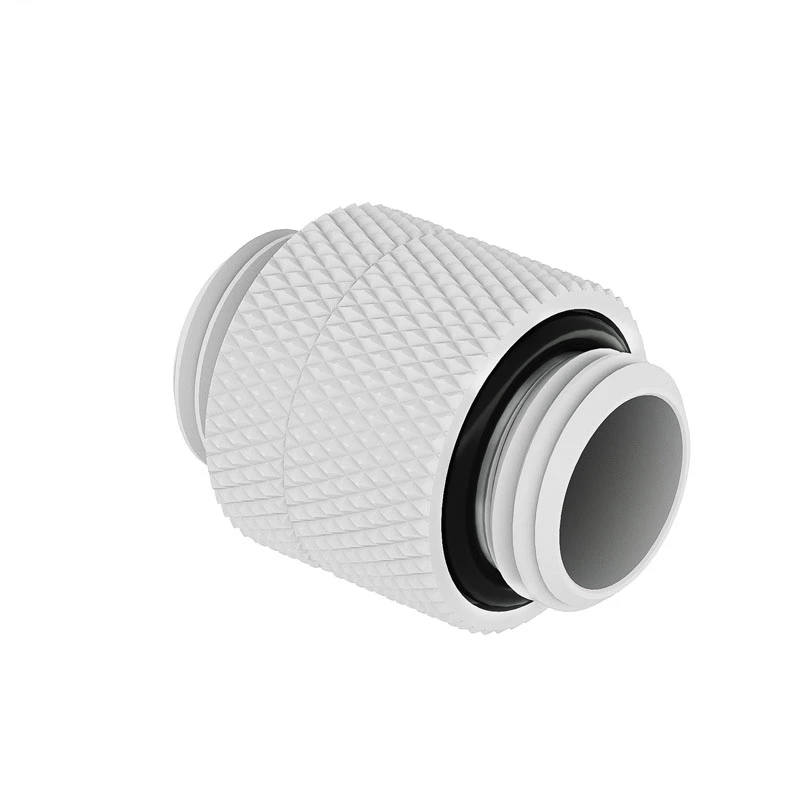 Barrow adapteris, tiesus, G1/4 colio AG į G1/4 colio AG, 14 mm, pasukamas – Baltas