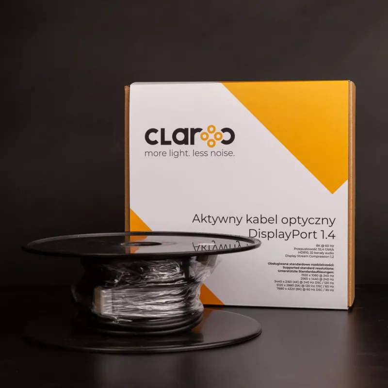 “DisplayPort 1.4” kabelis “Claroc CLAROC-DP-14-30M” 30 m 8K