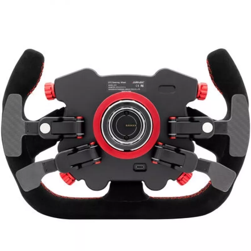 Simagic GTC-C Alcantara vairo apdangalas — GTC-C(ALCANTARA) lenktyninis vairas, Alcantara apdangalas