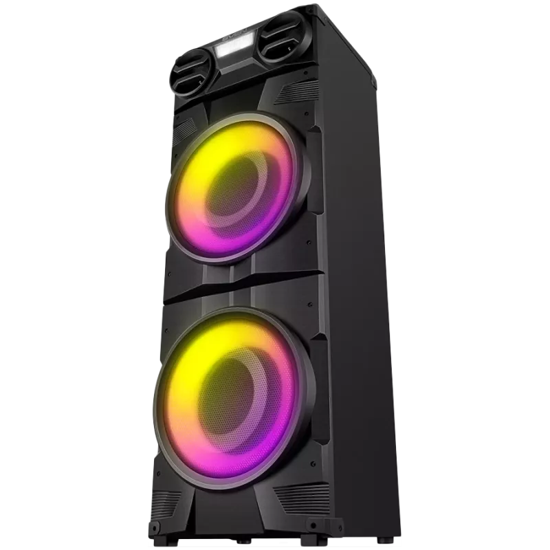 Garsiakalbis SVEN PS-1900, juodas (1000W, TWS, Bluetooth, FM, USB, LED ekranas, maitinimas iš tinklo)