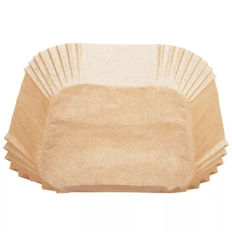 Popierinės gruzdintuvių įklotai 16×16 cm (50 vnt.) skirti oro gruzdintuvėms / giliosioms gruzdintuvėms — Be pavadinimo