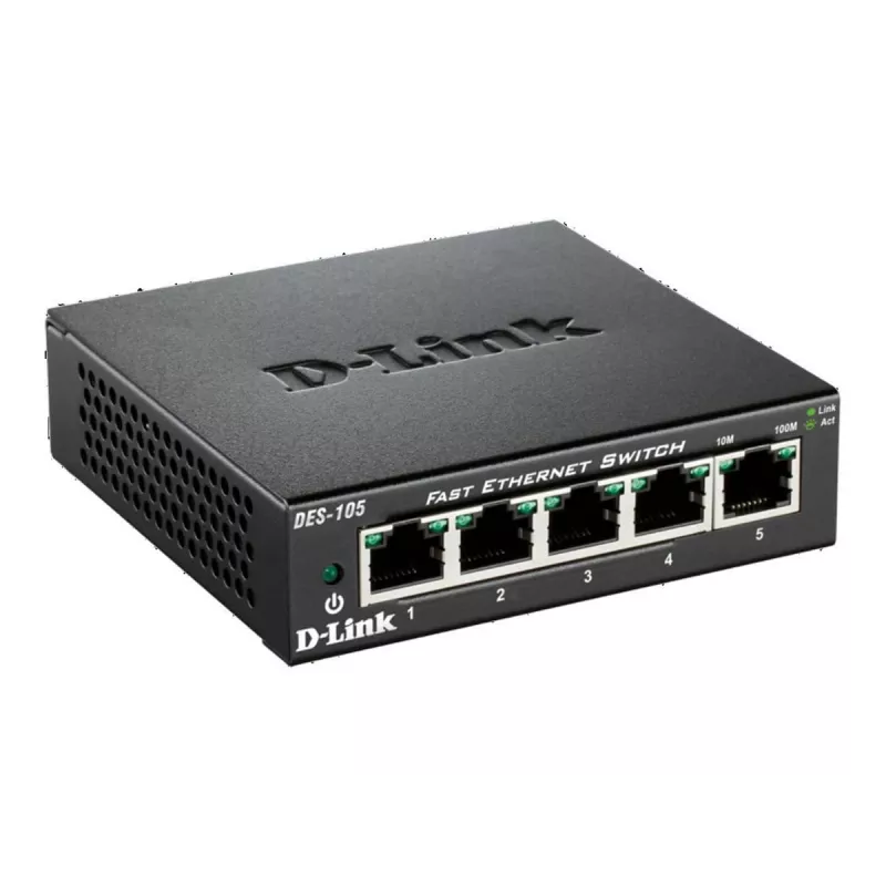 D-Link DES-105 nevaldomas L2 juodas
