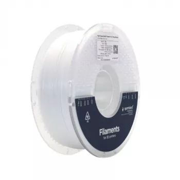 GEMBIRD ABS 1,75 mm 1 kg siūlas — baltas, suderinamas su bet kokiu prekės ženklu