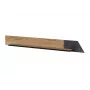 Plaukiojanti lentyna cama meble OVO 1300×200×150 mm ąžuolo/betono, medžio drožlių plokštė, montuojama ant sienos