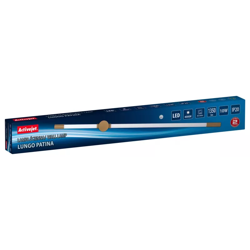 Activejet LED sieninis šviestuvas AJE-LUNGO Patina