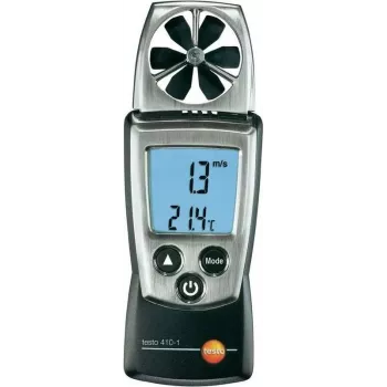 Oro srauto matuoklis testo 410-1 (0560 4101) — rankinis mentinis anemometras oro greičiui ir temperatūrai matuoti