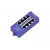 PoE injektorius Extralink Gigabit 4 prievadų, 4x 1000Mb/s RJ45, 48V, mėlynas/juodas