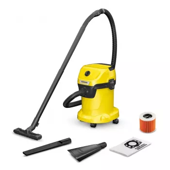 Šlapio ir sauso valymo dulkių siurblys Karcher WD 3 V-17/4/35, 17 l, 1000 W, 4,5 kg, 4 ratukai, 3,5 m žarna