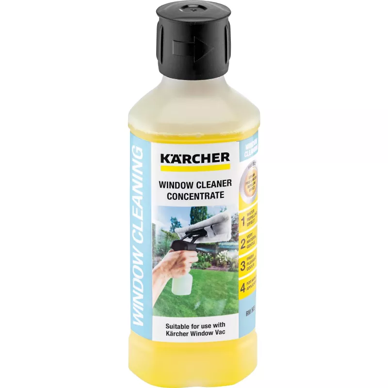 Purškimo buteliukas Kärcher RM 503 500 ml — stiklų valiklis, 500 ml, purškimo dozatorius, nepaliekantis dryžių