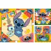 Vaikiška dėlionė Ravensburger Disney Stitch — 3 x 49 dalys, tinkama vaikams