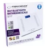 Esperanza EBS016W asmeninės svarstyklės, kvadratinės, baltos, elektroninės