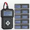 Qoltec skaitmeninis akumuliatorių testeris su LCD | Lenkiškas meniu | 12V | AGM | GEL | STD | 30-220AH