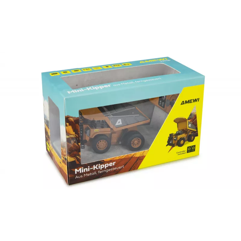 RC modelio automobilis Amewi 22746, mastelis 1:64, elektrinis variklis, LiPo 200 mAh, nuo 6 metų