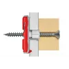 Fischer 537258 sraigtinis inkaras / sieninis kaištis 50 vnt. Varžtų ir kaiščių rinkinys 50 mm