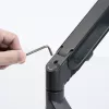 HA GAS LIFT ARM MEDIUM DUAL MONITOR TABLE MOUNT 2X 15-27IN