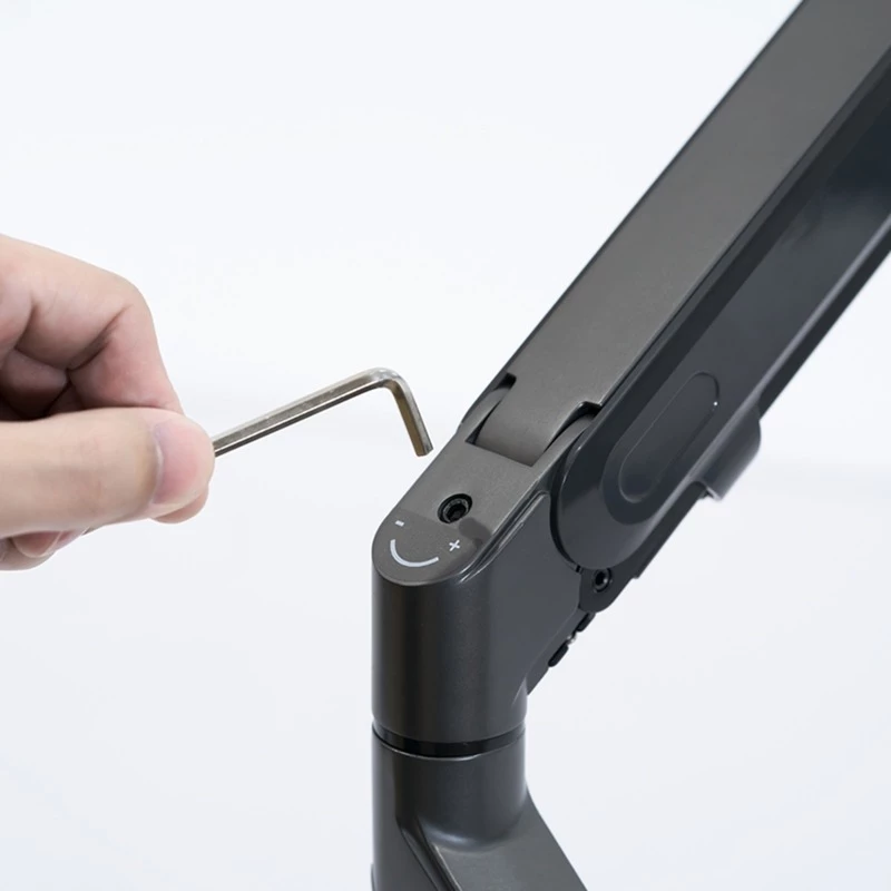 HA GAS LIFT ARM MEDIUM DUAL MONITOR TABLE MOUNT 2X 15-27IN