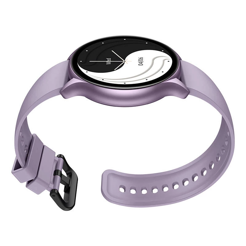 Išmanusis laikrodis Zeblaze Btalk 3 Plus — 1.39 colio (3.53 cm) IPS 360×360 px, jutiklinis ekranas, silikoninis dirželis, violetinė