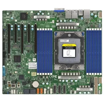Supermicro - Pagrindinė plokštė MBD-H13SSL-N-B, AMD, Lizdas SP5, AMD EPYC 9004, Lizdas SP5, DDR5-SDRAM, maks. 3 TB DDR5 DIMM SATA 6 GB/s grafika USB 3.1 USB 3.0 USB 3.0 RJ-45 VGA PCI-Expr