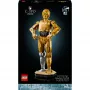 LEGO konstruojama figūrėlė Star Wars C-3PO modelis 75398 — 1 138 detalės, 380 mm aukščio kolekcinis eksponatas
