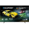 Blaupunkt LED televizorius | 86UGC5500S | 86 | Smart TV | Google TV | UHD | Juoda