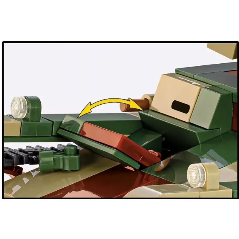 Cobi Building Blocks Light Tank 7TP modelis, 669 dalys, COBI-2661