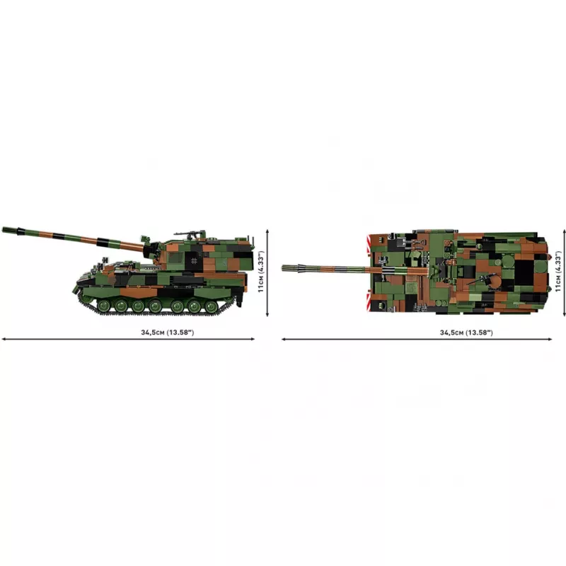 Statybinis rinkinys COBI Panzerhaubitze 2000 1006 dalių Ginkluotosios pajėgos