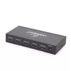 HDMI vaizdo skirstytuvas GEMBIRD DSP-4PH4-02 — 4 HDMI išėjimai, HDMI 1.4, 225 MHz, plieninis korpusas, 146×73×24 mm