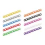 VALUE kabelių žymėjimo rinkinys komutaciniams kabeliams, 4 - 5,5 mm, 10 x 10 vnt., įvairiaspalvis