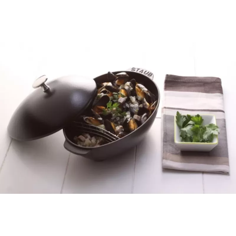 Verdimo puodas ZWILLING STAUB SPECIALITIES 2 L Juoda Keramika Indukcija