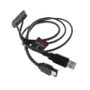 Akasa Flexstor eSATA kabelis 6,40cm (2.5) - SATA HDD ir SSD (AK-CBSA03-80BK)