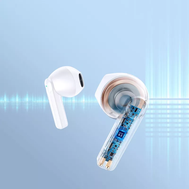 Ausinės Dual-Mic ENC True Joyroom JR-TL11 (baltos)