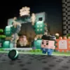 MARIOINEX Mini Waffle City Bank Robbery Statybiniai blokeliai, 148 vnt.