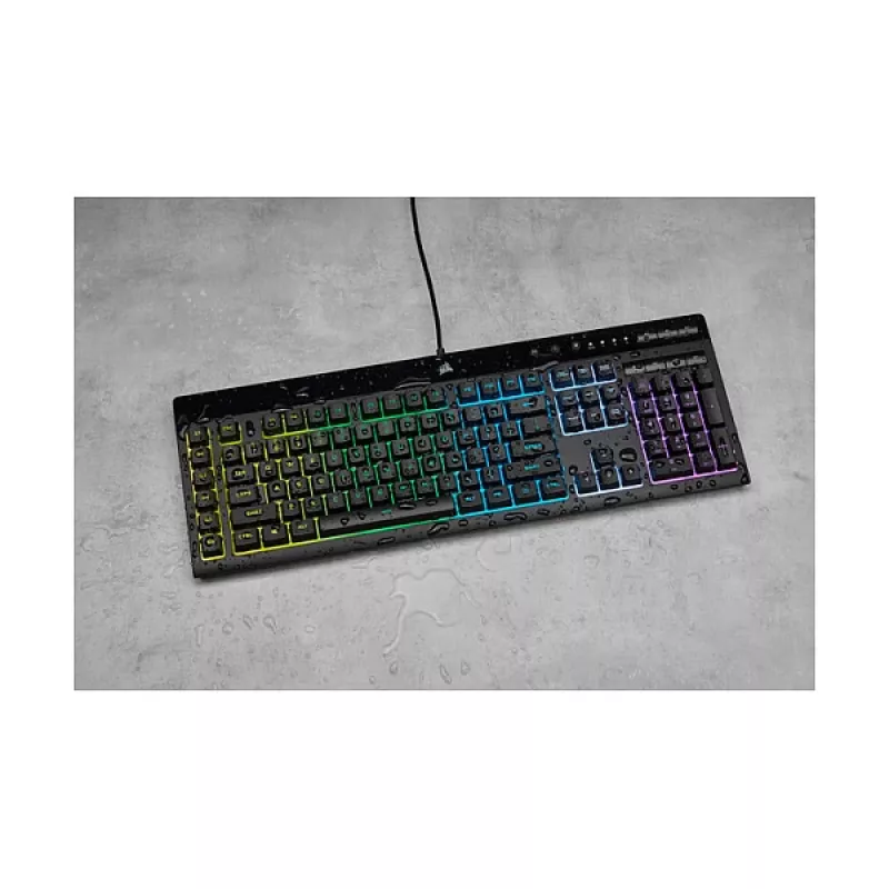 Žaidimų klaviatūra Corsair K55 Pro RGB (juoda) FR