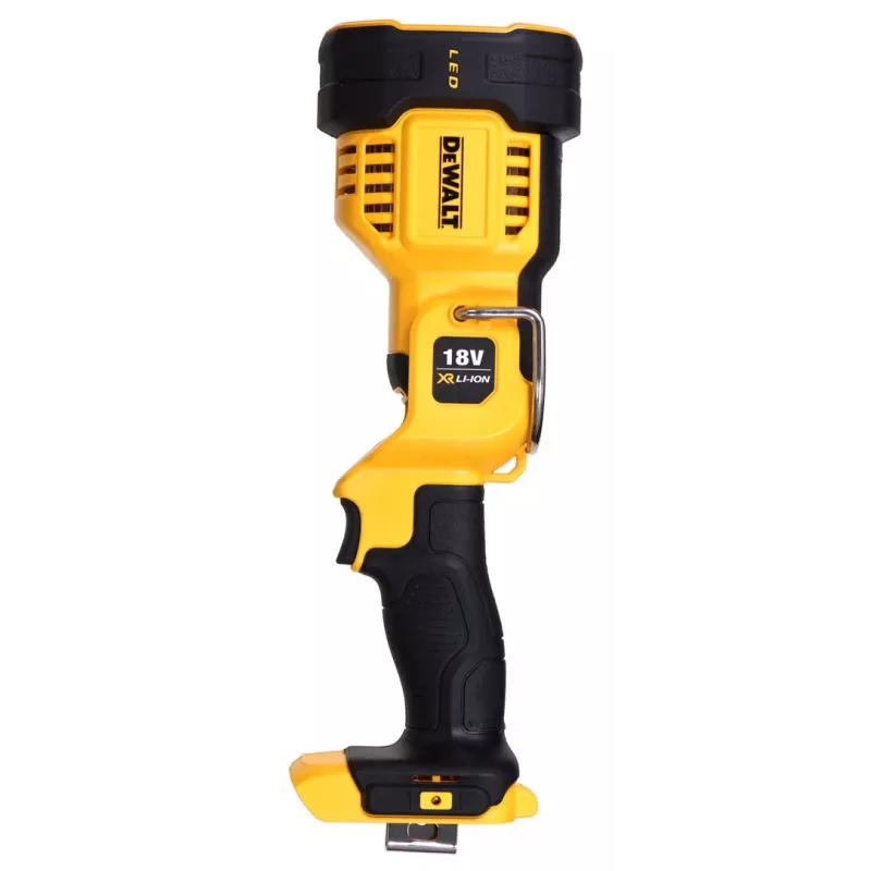 Pakabinamas darbinis žibintas DeWalt DCL043-XJ, LED 1000 lm, 3 lemputės, 90° spindulys, geltonas/juodas