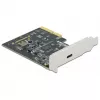 DeLOCK - USB adapteris - PCIe 3.0 x4 Low-Profile - USB 3,2 Gen 2x2 x 1 (89036)