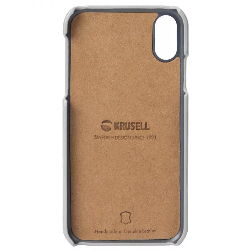 Krusell Sunne dėklas iPhone XR, senovinė pilka spalva